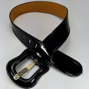 Fendi Accessories - FENDI NEW BLACK PATENT LEATHER B-BUCKLE BELT Fendi Accessories - FENDI NEW BLACK PATENT LEATHER B-BUCKLE BELT